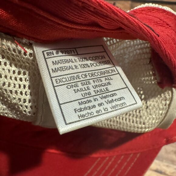 Texas Tech Red Raiders Patriotic USA Hat Adjustable Snapback Mesh Cap NCAA - Picture 10 of 10